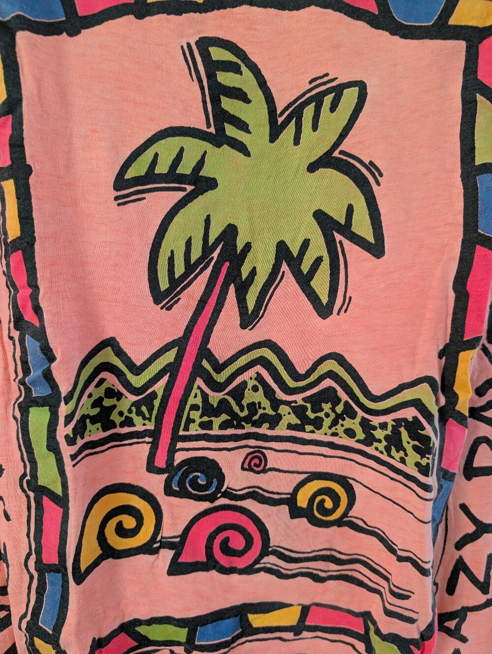 🌴Vintage 1980s or early 1990s "LAZY DAYZ" - MYRTLE BEACH - Unisex🌴 - Picture 5 of 8